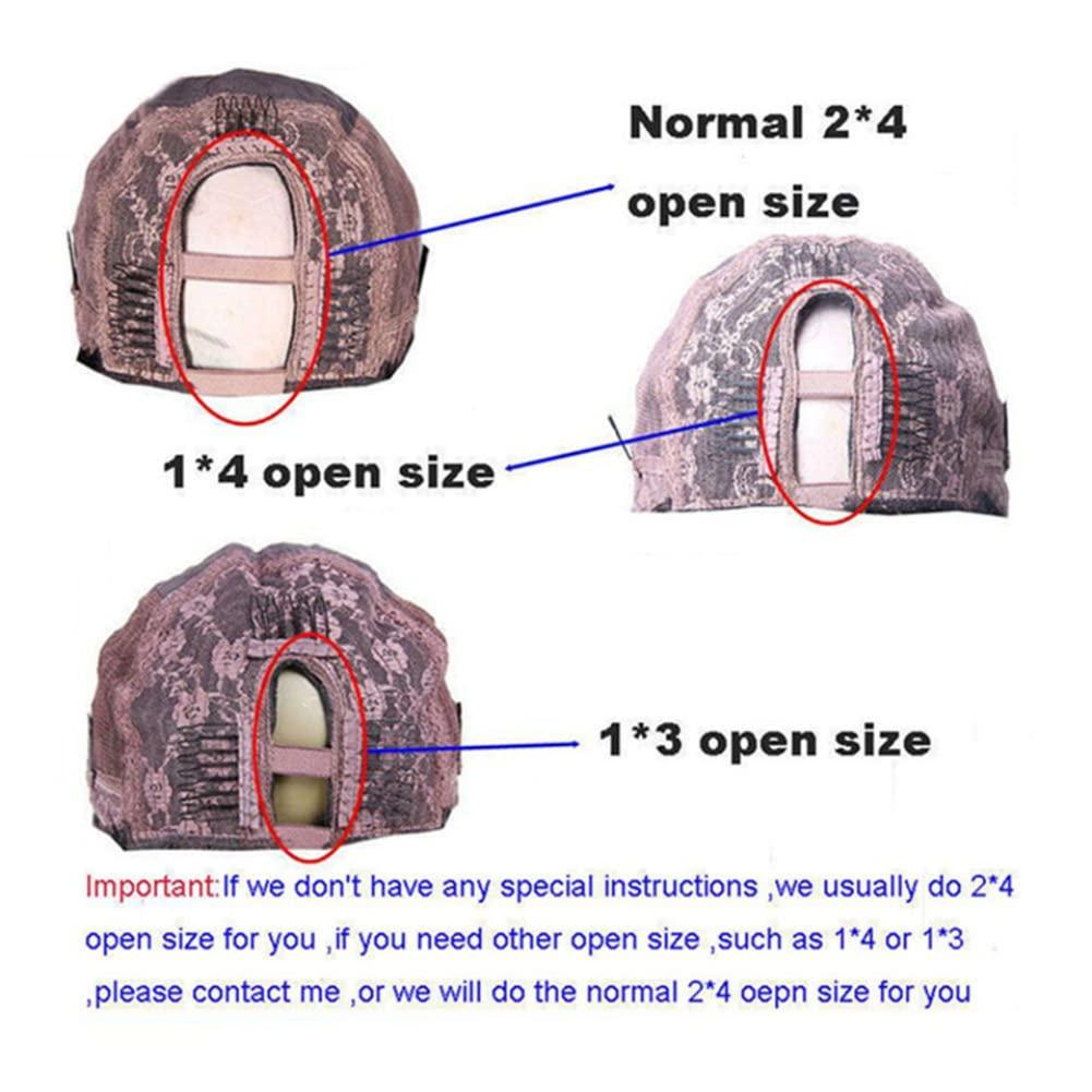 Ruma Hair Honey Blonde Brazilian Highlight Ombre Human Hair U Part Wigs for Black Women 150% Density Remy Hair Wigs Middle Open Upart Wigs (24inch, 220% Density)