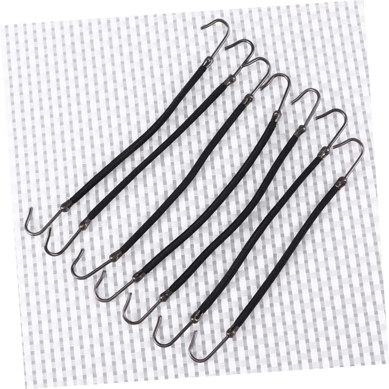 BELLIFFY BELLIFFY 20pcs Ponytail Holder Hooks Barrettes Scrunchies Hair Headband Dreadlocks High Ponytail Holder Small Shampoos Dreadlock Accessories Ponytail Holders Ponytail Hooks Tie Puff Black