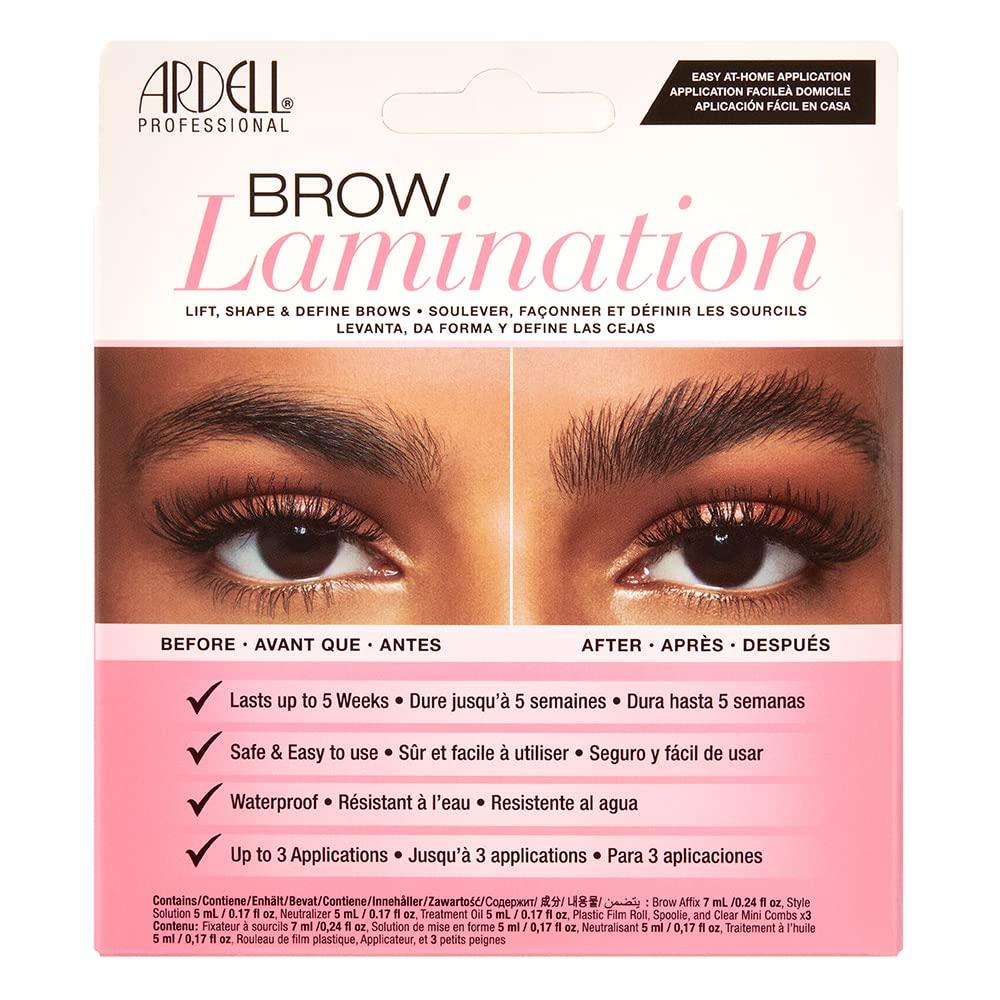Ardell Ardell Brow Lamination Kit, Lift, Shape, and Define Brows, Waterproof, 1-pack