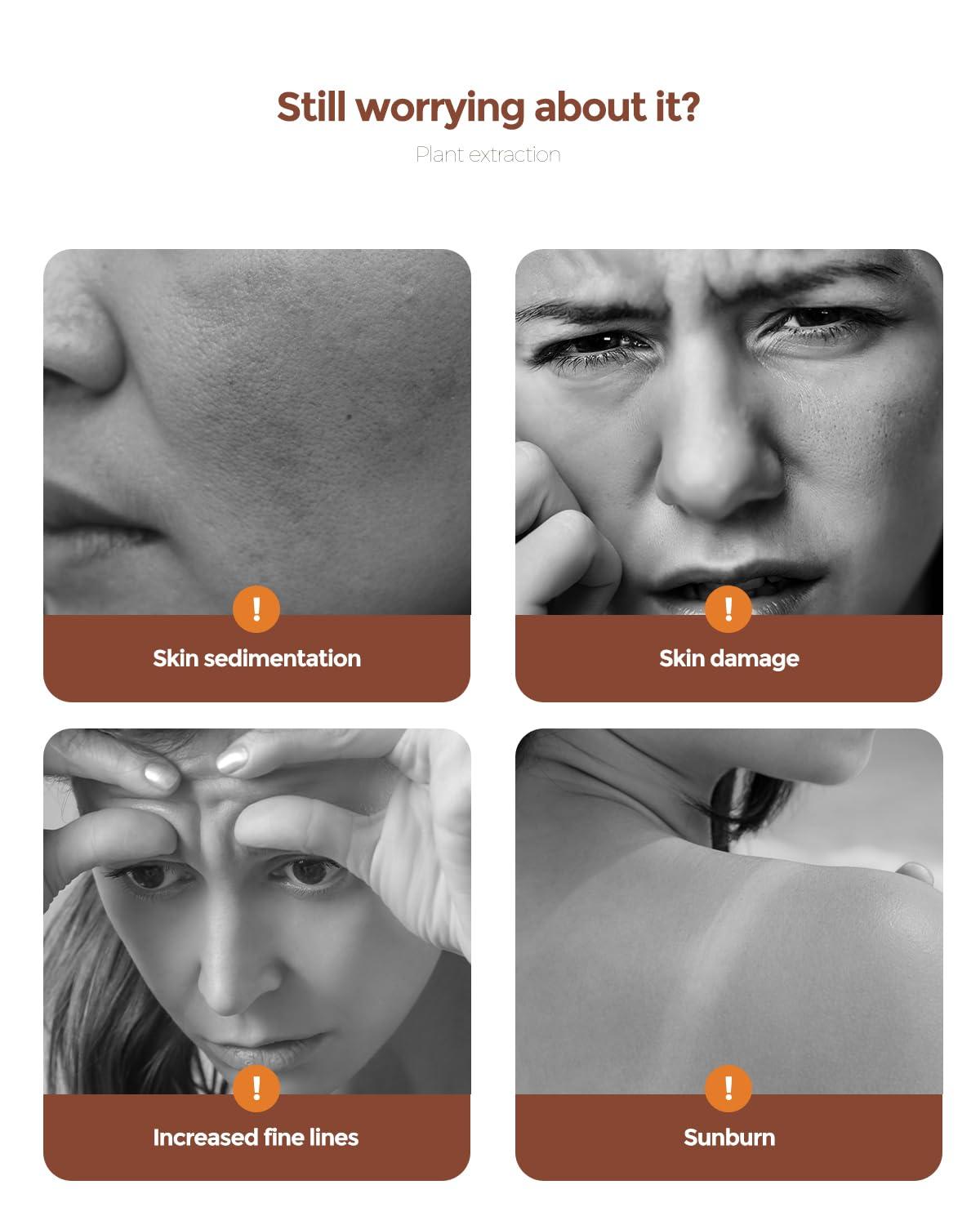 PUPUPE Sunscreen SPF 50, Hydrate Moisturizing Body Sunscreen Lotion, UVA/UVB Protection Free Oil Free Sunscreen Lotion Face & Body Sun Screen