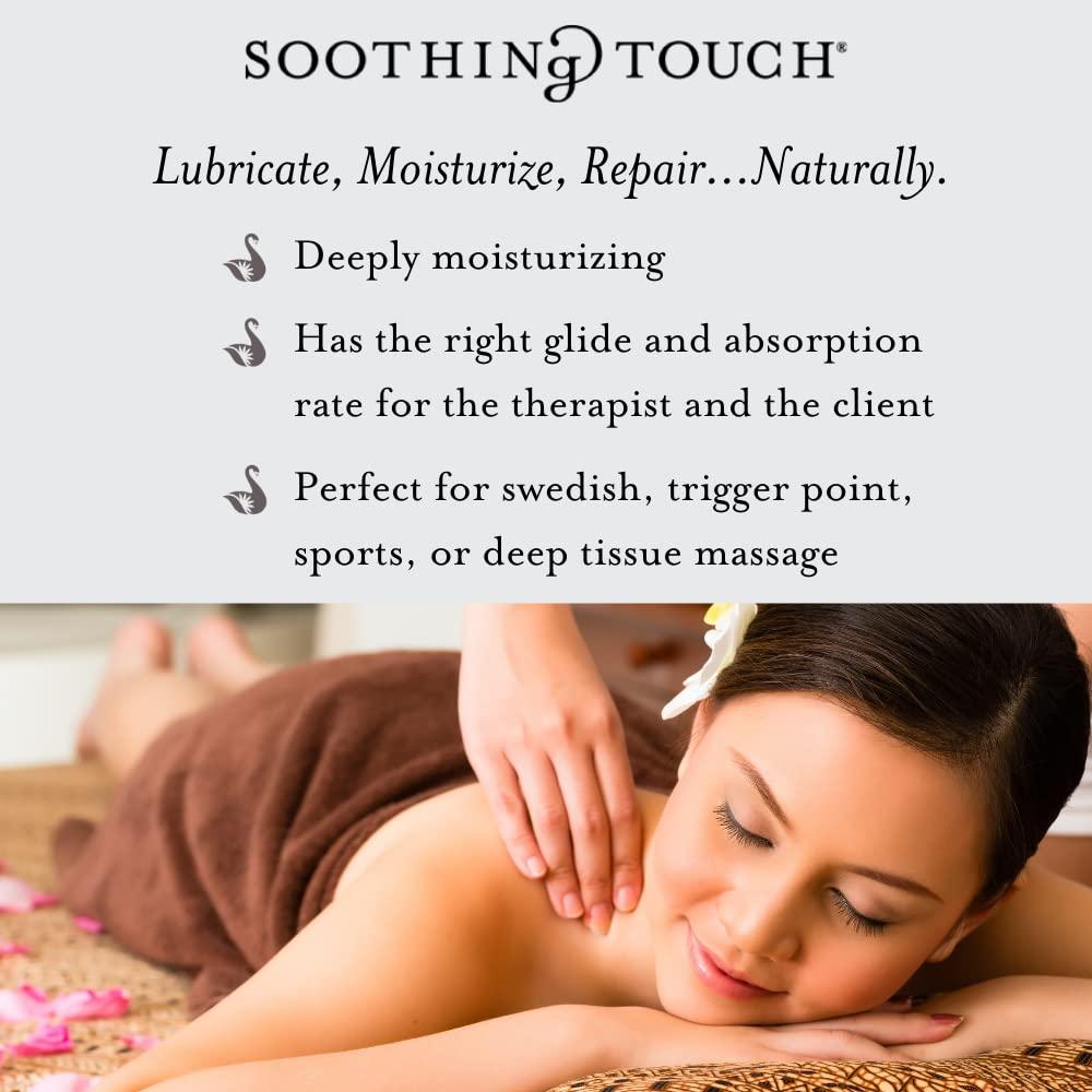 Soothing Touch Soothing Touch Unscented Jojoba Massage Lotion (1 Gallon) + ForPro Premium Microfiber 3-Piece Massage Sheet Set