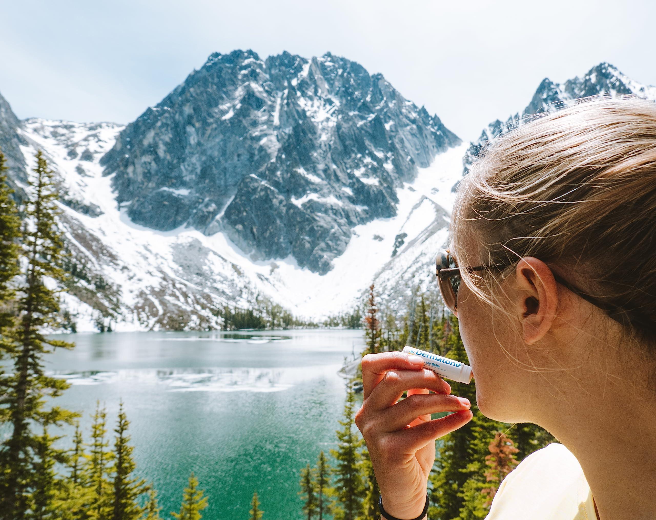 DERMATONE Dermatone Mineral Lip Balm | Moisturizing, Reef Safe, Oxybenzone Free | SPF 30 Sun Protection | Zinc Oxide Lip Sunscreen | Jojoba Seed Oil & Vitamin E | 0.15 oz (2-Pack)