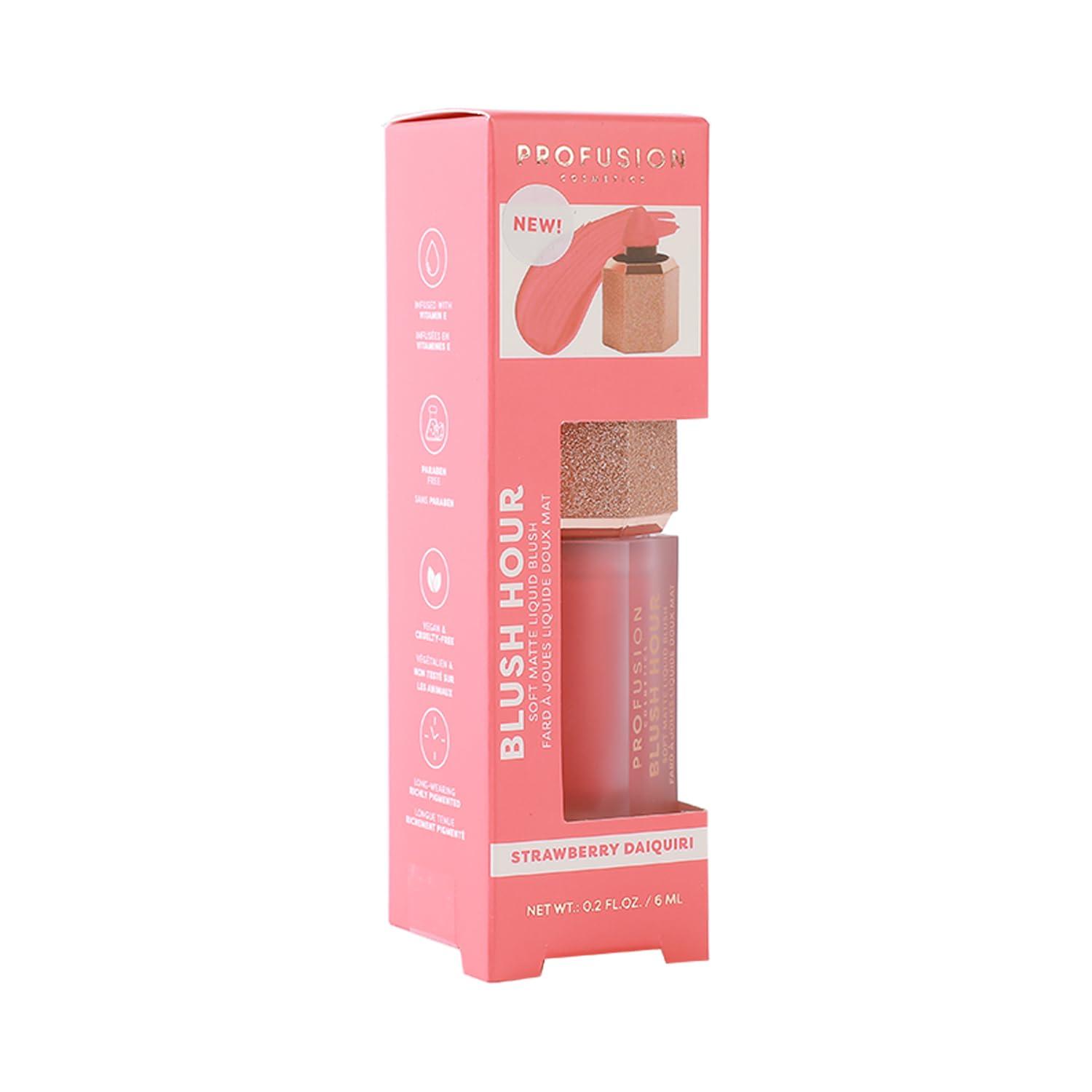 Profusion Cosmetics Profusion Cosmetics BLUSH HOUR LIQUID CREAM BLUSH (Strawberry Daiquiri, 1)