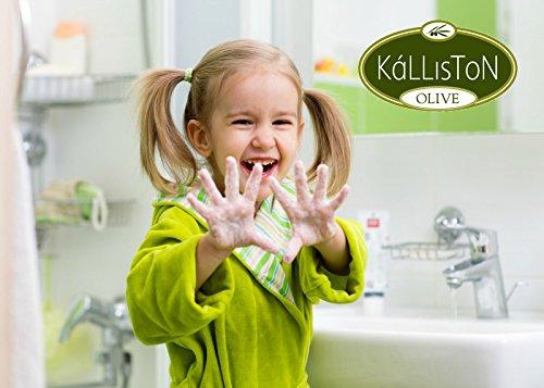 Kalliston Kalliston, ?assage Body Soap with Organic Olive Oil, Coconut and Avocado Oil, Massage & Exfoliating Natural Soap, Handcrafted in Crete, Greece, 110g Each Bar, Pack of 4