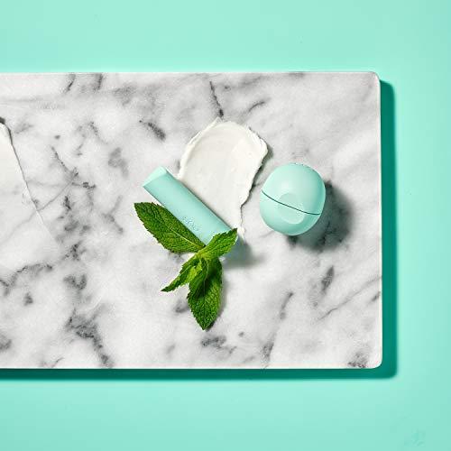 eos eos 100% Natural & Organic Lip Balm- Sweet Mint, Dermatologist Recommended, All-Day Moisture Lip Care, 0.39 oz, Stick & Sphere