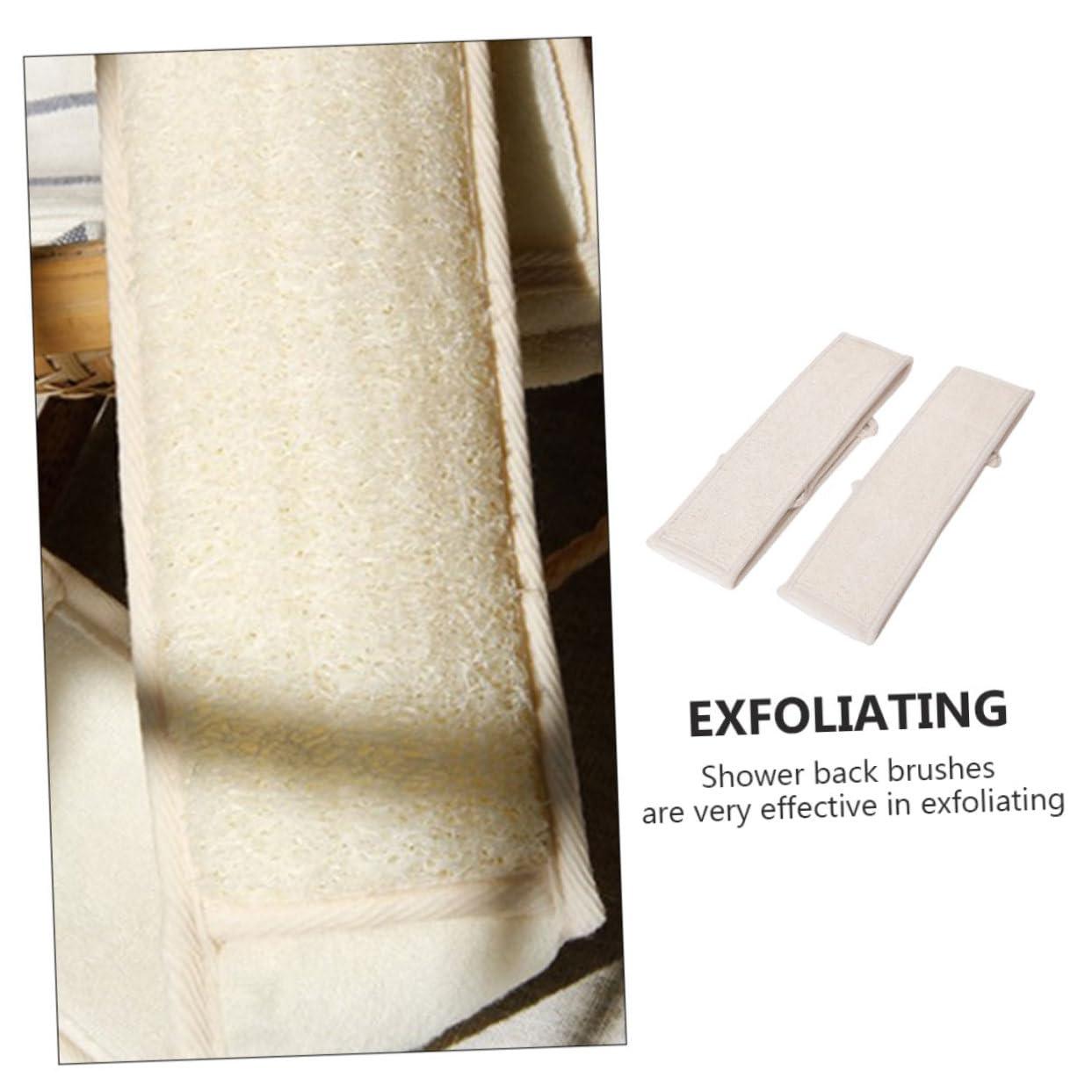 Beatifufu Beatifufu 2pcs Organic Sponge Sponge for Bath Body Scrubbers Natural Sponge Bath Back Scrubbers