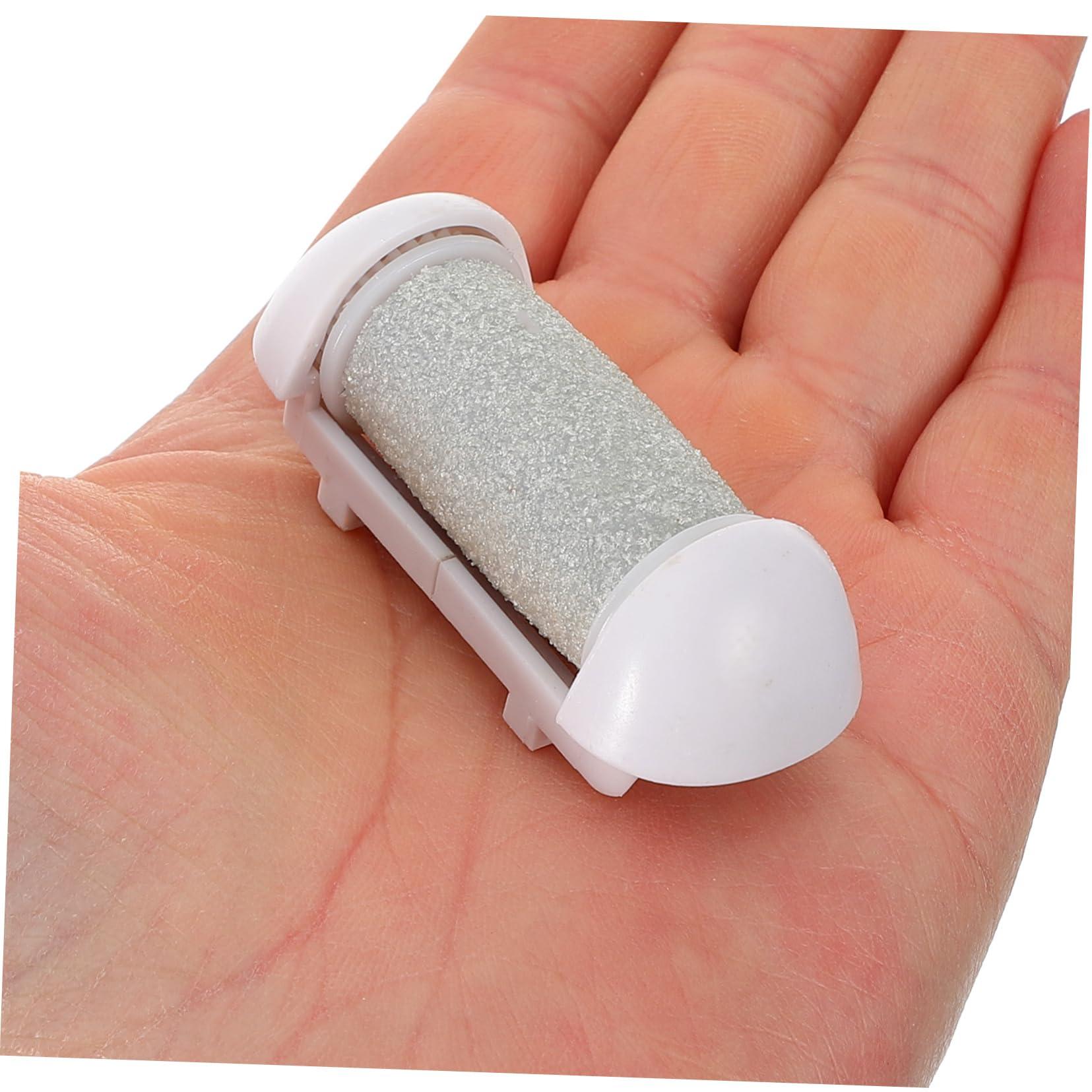 IWOWHERO IWOWHERO 5pcs Electric Foot Grinder Accessories Cuticle Electric Foot File Roller Glove Heads Electric Drill Bit Sharpener Electric Pedicure Electrical Tools Pedicure Supplies Plastic Grey