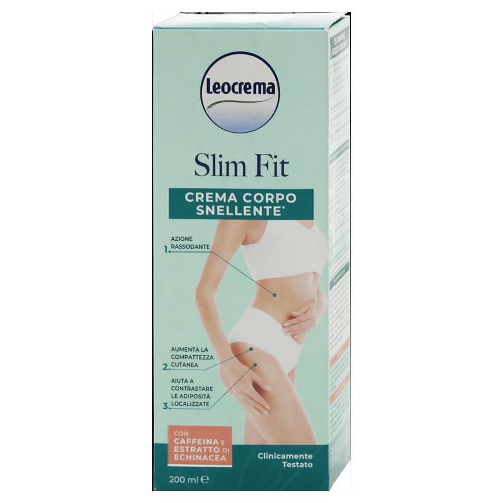 Leocrema Leocrema Slim Fit Crema Corpo Snellente 200 ml, Slimming Body Cream 6.7 Fl Oz, Made in Italy [italian import]