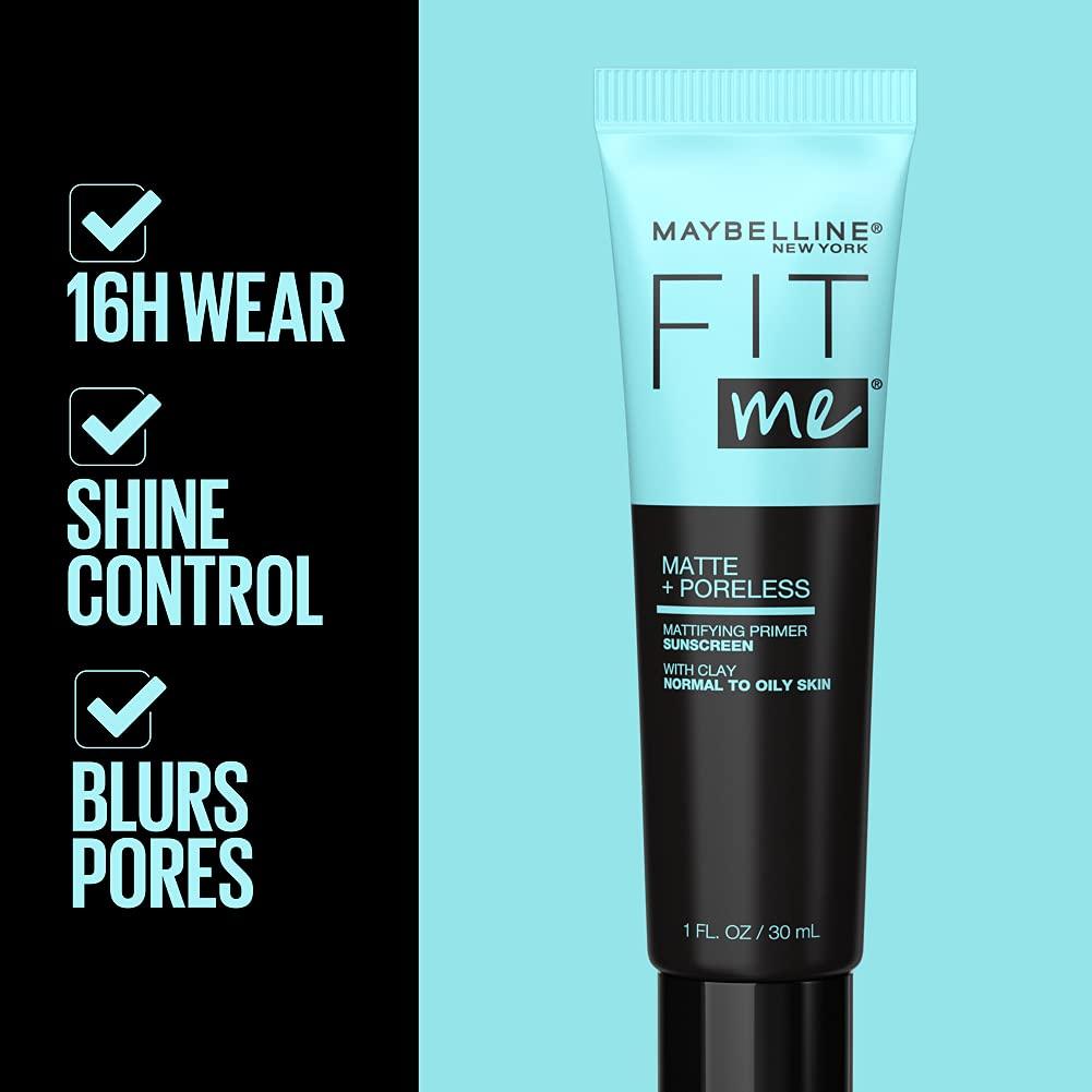 MAYBELLINE Maybelline Instant Age Rewind Dark Circles Concealer & Fit Me Matte Poreless Primer with SPF 20, 120 & 16HR Wear