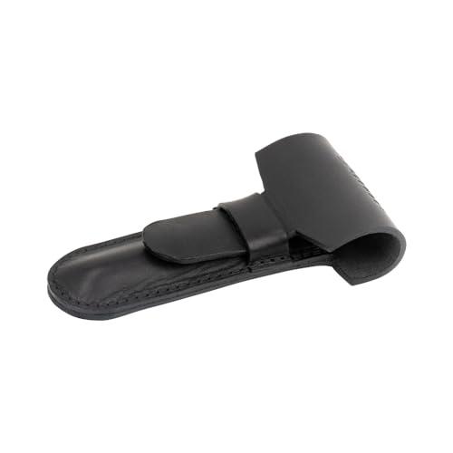 MERKUR MERKUR Leather Razor Case - Black Cowhide, Fits All MERKUR Razors Except 24001, Up to 110 mm