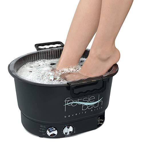 FOOTSIE BATH Footsie Bath Footbath Plus Spa, 4-Setting Switch, 30 Min Timer, Temperature Control, with Tray and 5 Liners …