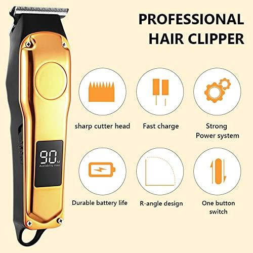 IBDRYKK IBDRYKK Barber Scissors Hair Clippers for Men, Professional Barber Hair Clipper Rechargeable Electric Cutting Machine Beard Trimmer Shaver Razor for Men Cutter