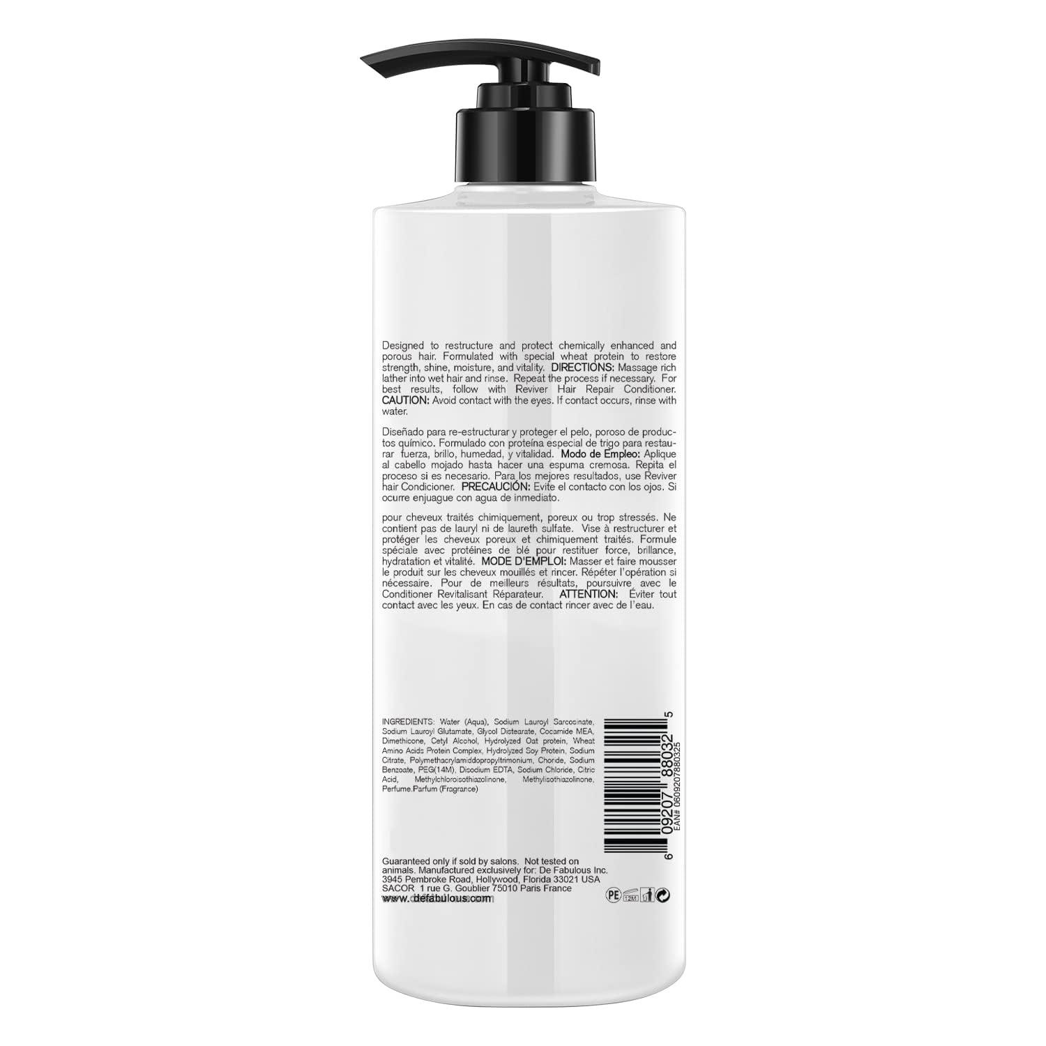 De Fabulous De Fabulous Reviver Shampoo & Conditoner 33.8oz/1000ml (NEW PACKAGING)