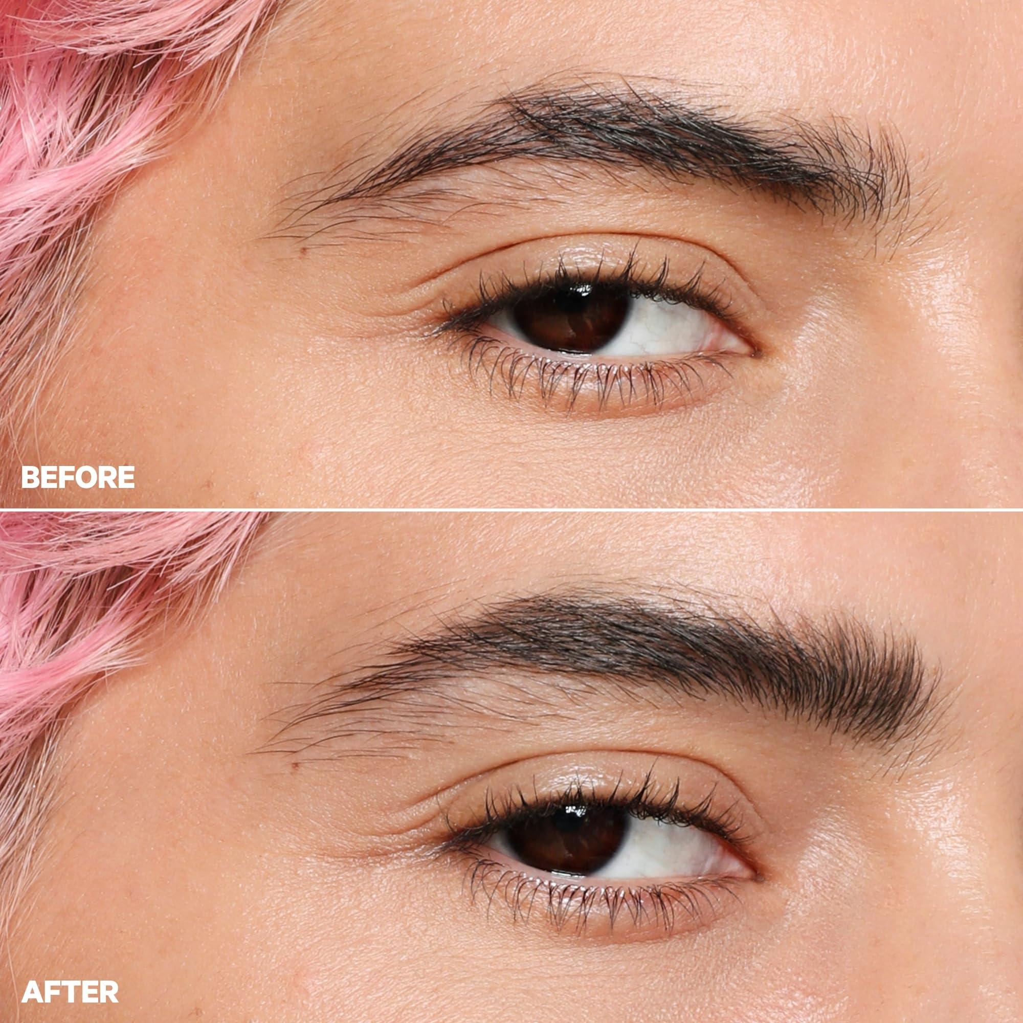 Milk Makeup Milk Makeup KUSH Fiber Brow Gel, Herb (Medium Brown) - Thickening Brow Gel - Soft, Flexible Hold - Vegan, Cruelty Free