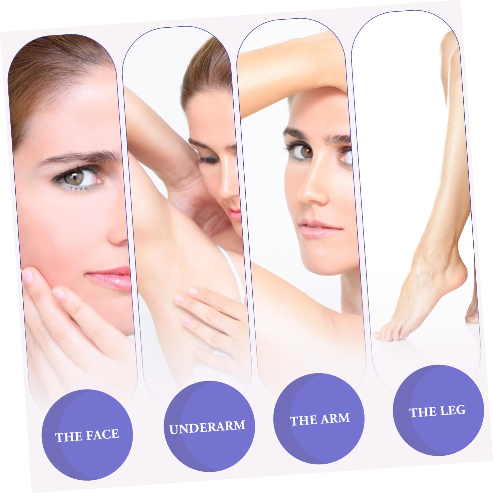 Angoily Angoily Portable Warmer Machine Hair Removal Heater Electric for Brazilian Underarms Chest Bikini Face Eyebrow Arms Legs US Plug