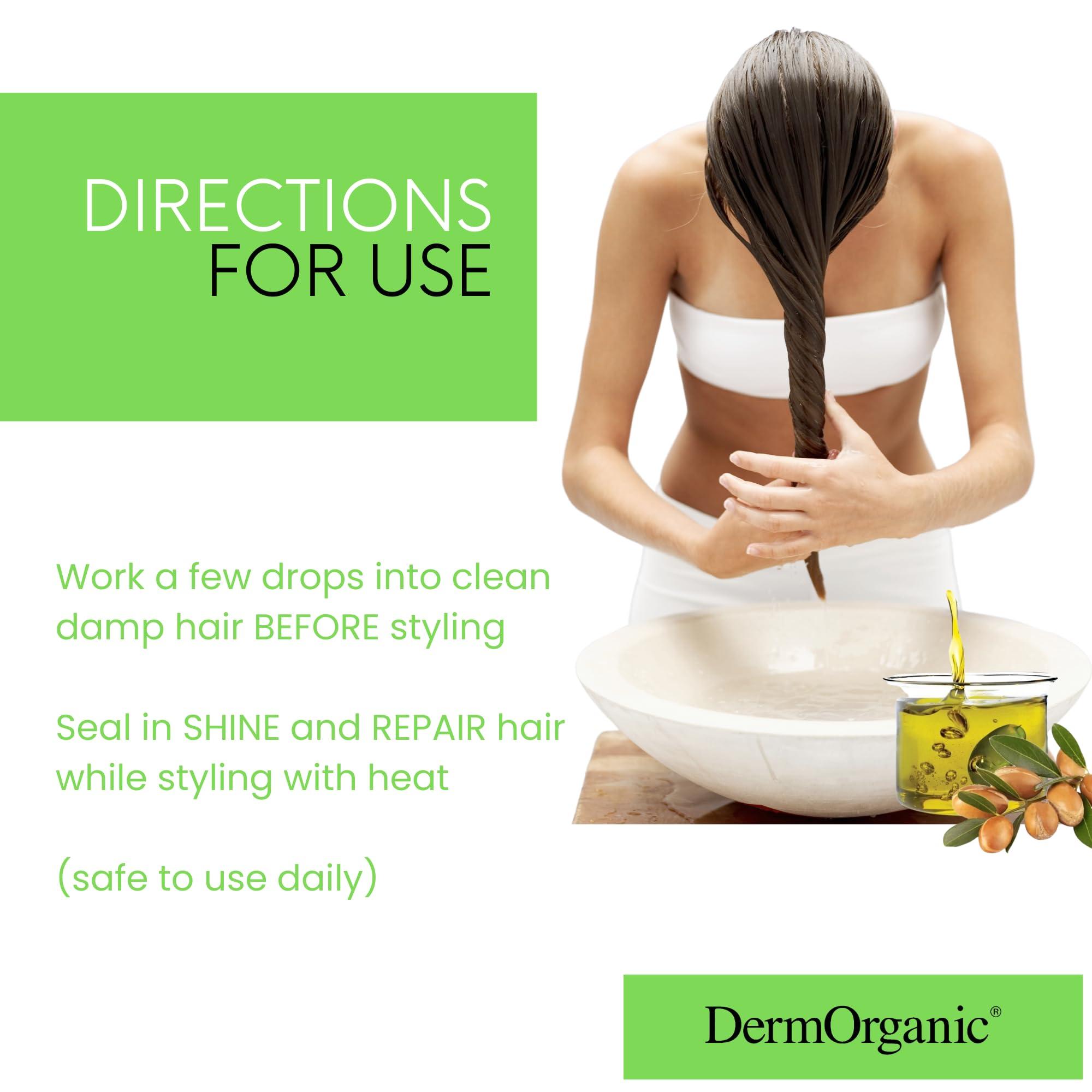 DermOrganic DermOrganic Organic Argan Oil - LEAVE IN TREATMENT 4 oz (1 PACK)