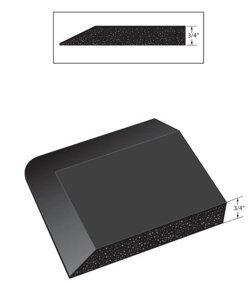 Rhino Mats Rhino Mats, Comfort Craft Guardian Anti-Fatigue Salon Floor Mat, Non-Slip Standing Cushioned Mat for Hair Salon or Barbershop (Coal, 2x4\'x3/4\" Shampoo)