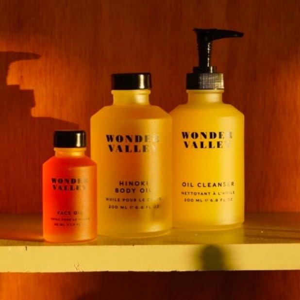 WONDER VALLEY WONDER VALLEY - Hinoki Body Oil | Vegan, Cruelty-Free, All Skin Types | Soften, Hydrate, and Fortify Skin (6.8 fl oz | 200 ml)