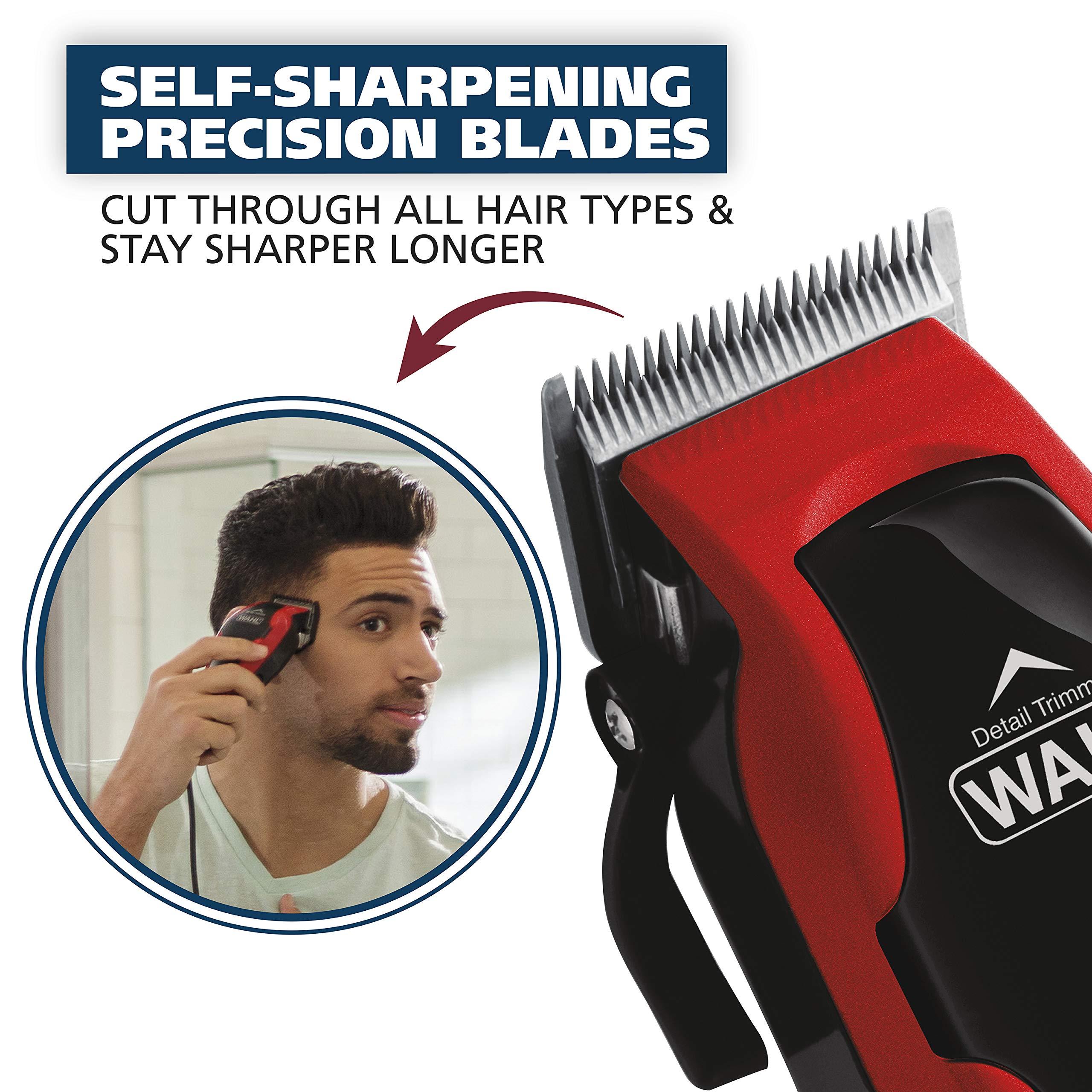 Wahl Wahl USA Clip N Trim 2 in 1 Corded Hair Clipper with Pop Up Trimmer Kit, The Perfect Hair Clippers for Mens Haircuts and Long Beard Touch Up Grooming 79900-1501P
