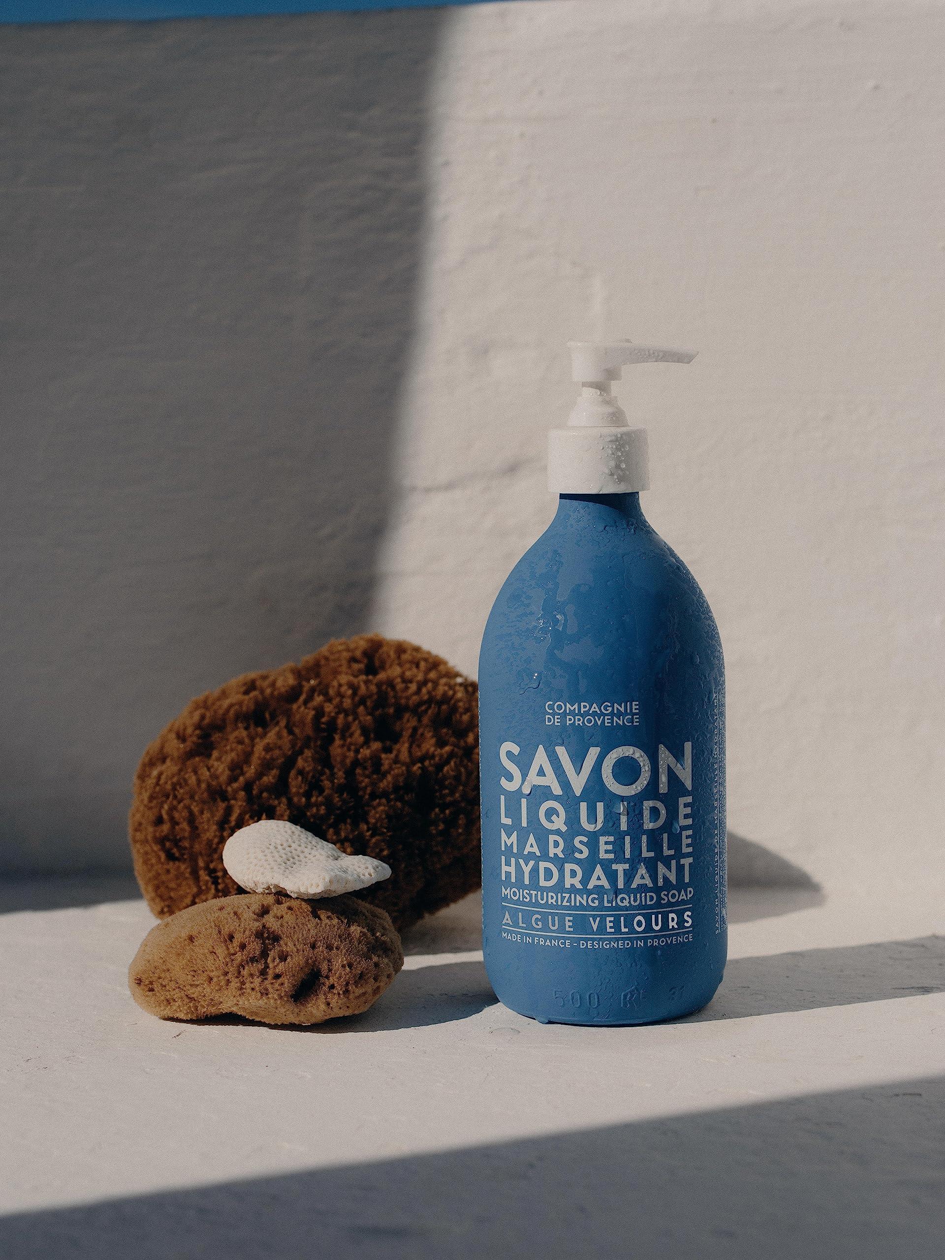 La Compagnie de Provence Compagnie de Provence Savon de Marseille Extra Pure Liquid Soap - Velvet Seaweed - 33.8 fl oz Plastic Bottle Refill