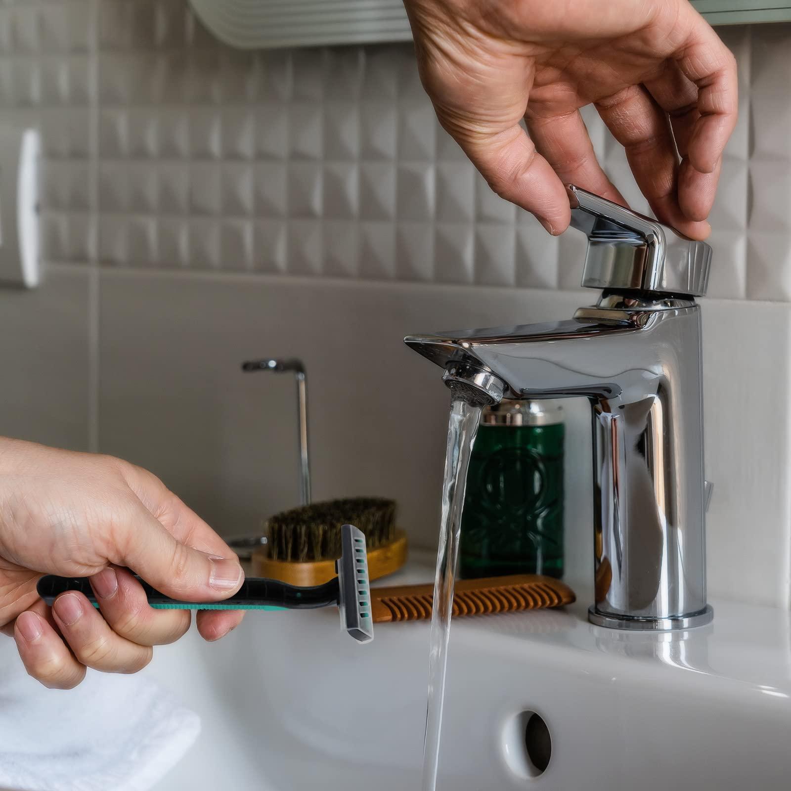 FKYzixeh Disposable Razors Bulk, Individually Wrapped Razors for Travel, Hotel, Airbnb, and Homeless (100 Pack)