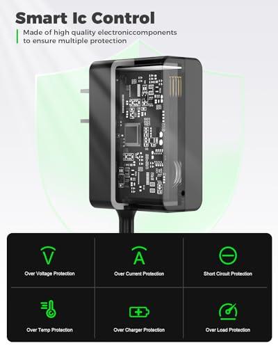 Newding 12V Charger Cable for Braun Shaver Series S3 S5 S6 S7 S8 S9, Beard Trimmer and Epilator Silk-pil 9 7 5 Wet & Dry Electric Razor Charging Cord for Series 3 5 6 7 8 9 Pro Pro+