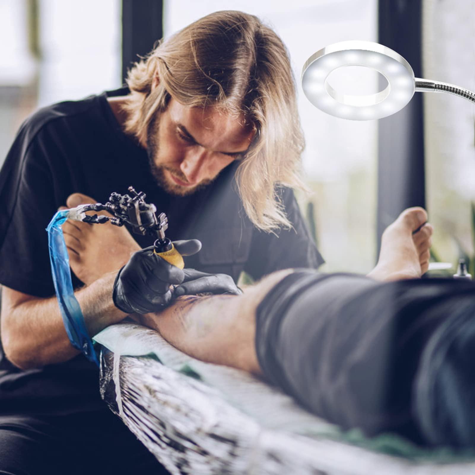 NSXAYIWE NSXAYIWE Lash Light, Portable Tattoo Eyebrow Tattoo Light Beauty Eyelash Lamp Desktop Led Lights with Clip USB Nail Art Cosmetic Tools for Salon