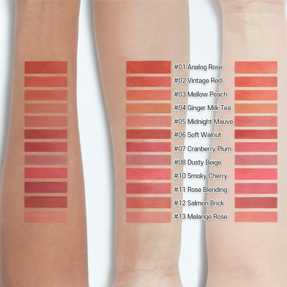 Etude House ETUDE Fixing Tint 4g | Long Lasting, High Pigmented Liquid Lipstick, Lip Stain, Waterproof, Lightweight matte finish, Full Coverage (#07 Cranberry Plum)