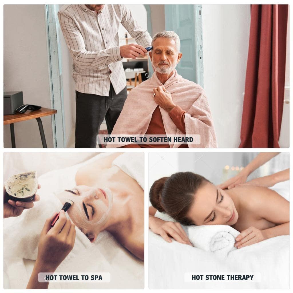 Artist hand Hot Towel Warmer for Facials Salon Towel Cabinet for Facials Barber Esthetician, Spa Beauty Tattoo Massage Manicure Equipment (5L/Black)