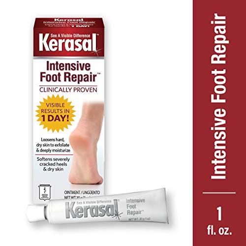 Kerasal Kerasal Intensive Foot Repair Skin Healing Ointment for Cracked Heels and Dry Feet 1 oz , 2 Count, (Pack of 2)