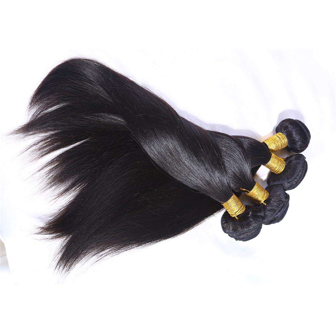 Remanbo Brazilin straight human hair Black Hair Extension One Piece for Hair Loss For Woman (28inch)