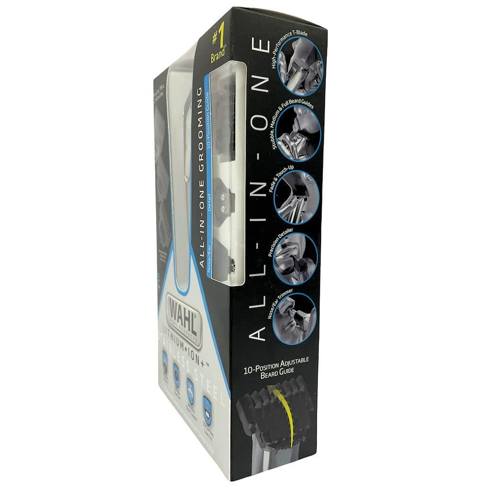 Wahl Wahl Stainless Steel Lithium Ion Men's Multi Purpose Beard, Facial Trimmer and T