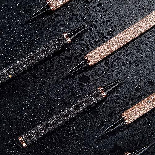 Cakina Eyeliner Waterproof Pen3ml Eyeliner EyeLiner Glitter Makeup Colors Eyeshadow Liquid Shiny Eyeliner Eyeliner Tool for Shaky Hands