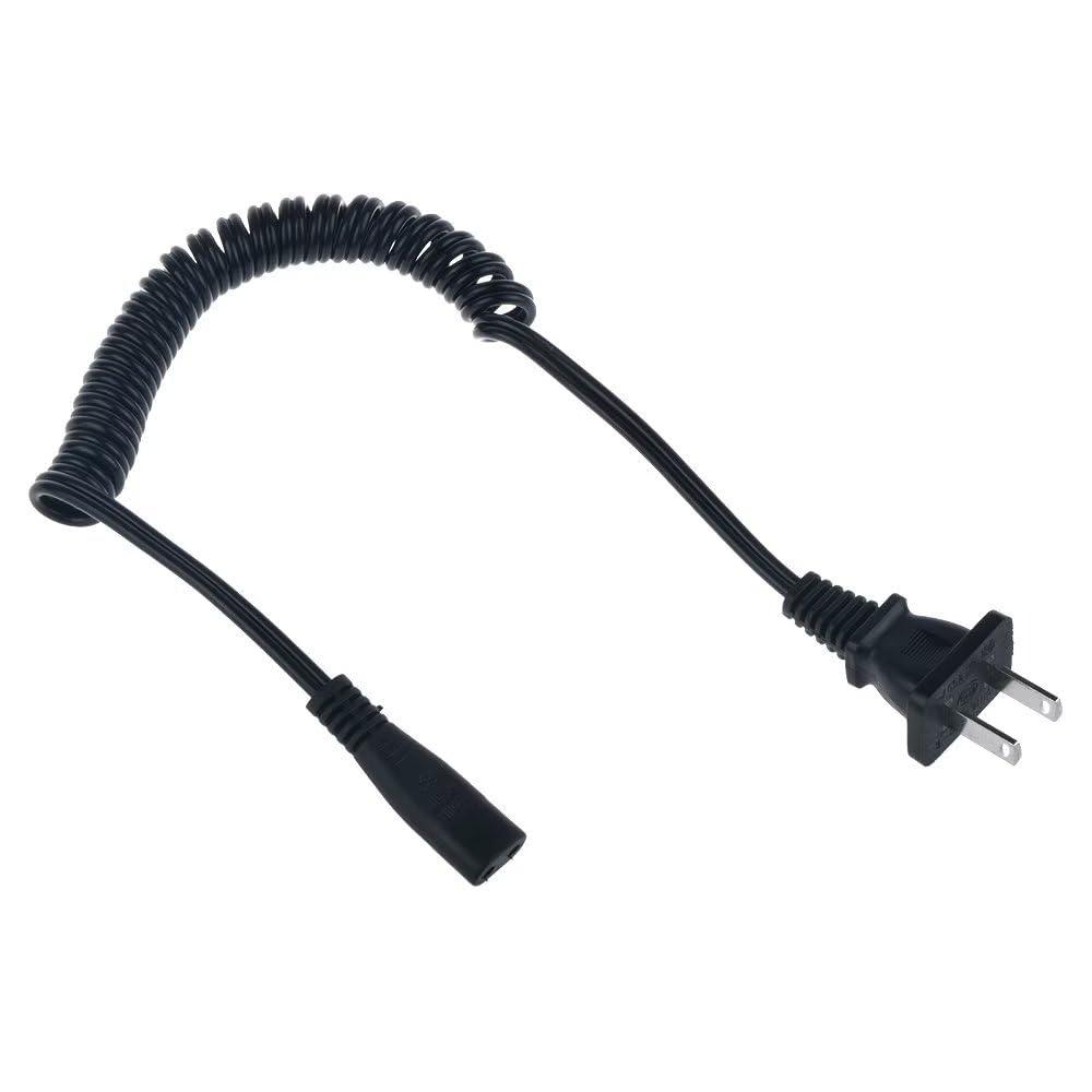 Jantoy Jantoy AC Power Cord Compatible with Braun Braun 4005/4501 / 4502/4504 / 4505/4508 / 4509/4510 / 4515 Models Shaver Lead Mains Cable, 67003068 EP60