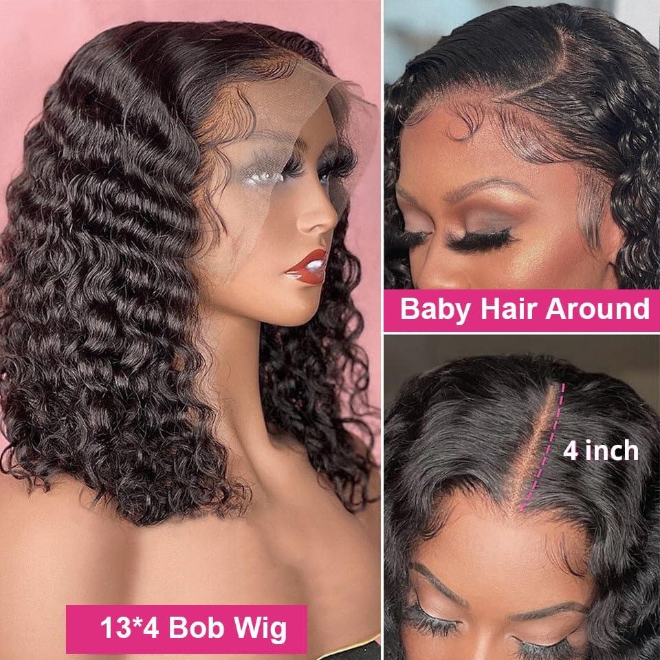 Generic Brazilian Deep Wave Frontal Wigs