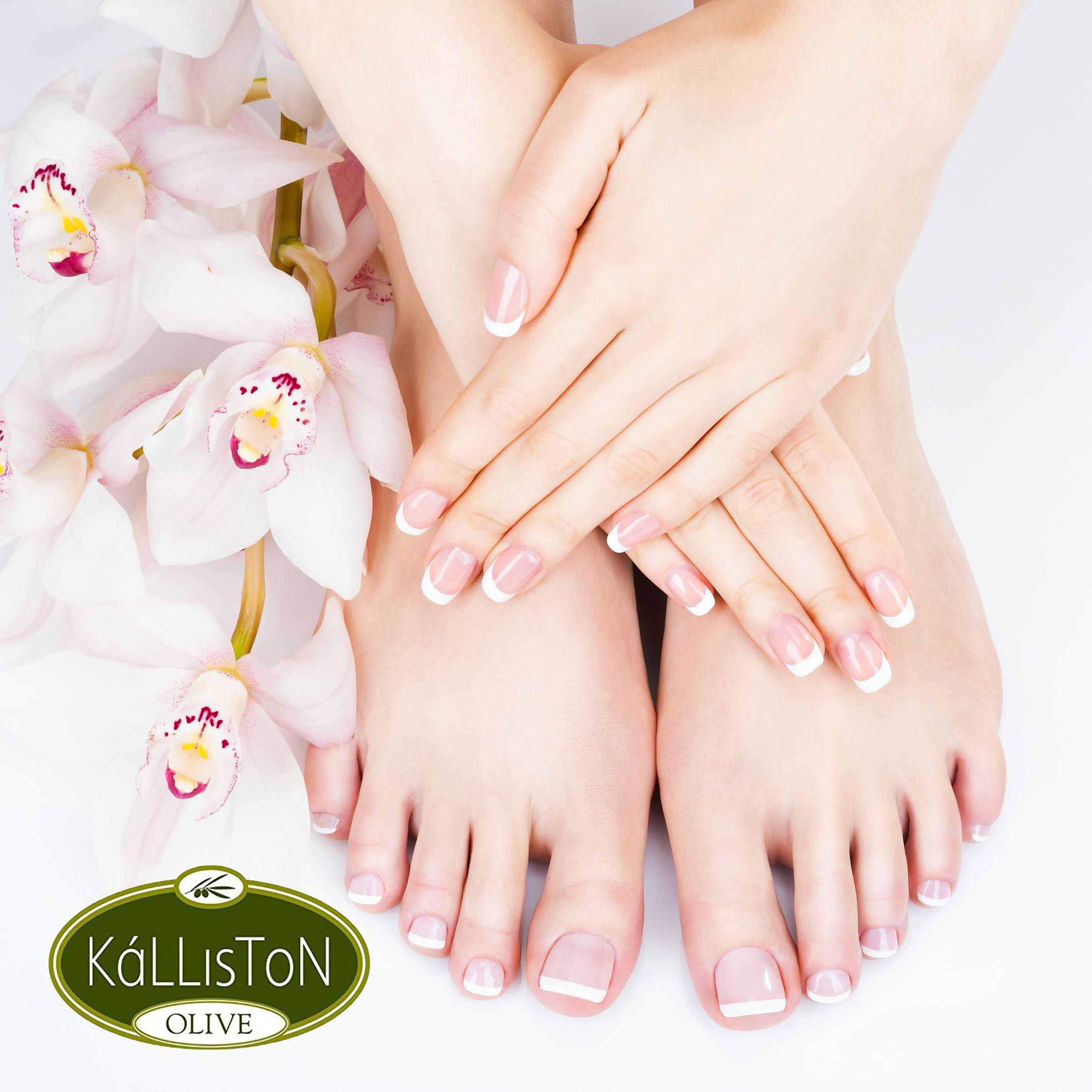 Kalliston Kalliston, Olive soap with calendula flower and extract, moisturizing and anti-bacterial sanitizing bar soap, detox and cleansing, 200 g bar, Pack of 2