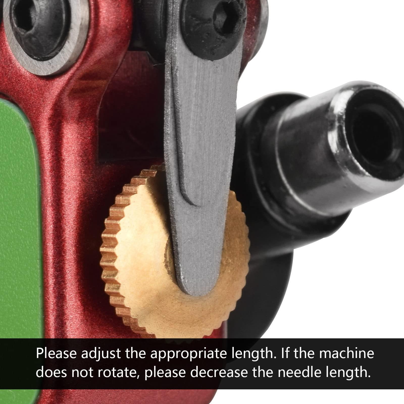 TTOOGO Professional Shrapnel Motor Tattoo Machine - Compact Design for Liner and Shader, Adjustable Needle Length, 9V 8000rpm, 157g Lightweight