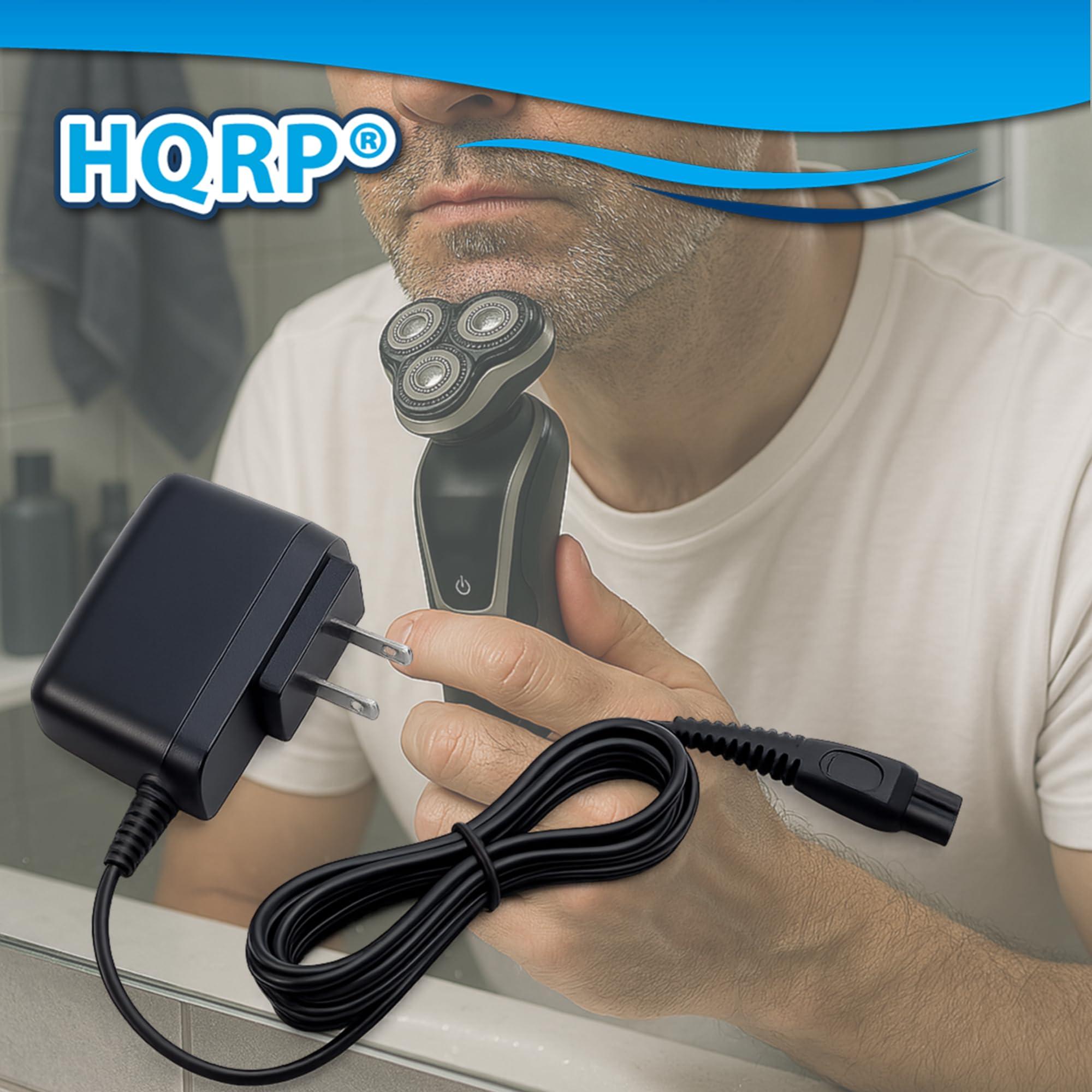 HQRP HQRP 15V AC Adapter Compatible with Philips Norelco 3100 3500 9000 9700 Series, S9721 AT811 7885XL 7886XL 8020X 8040X 8060X 8138XL 8867XL 8880XL 8881XL 8883XL 8890XL MG5750 BG2034 Shaver Charger