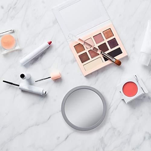 Zadro Zadro 3.75" Dia. Compact Mirror 12X Travel Magnifying Mirror 18 Strong Suction Cup Wall Mounted Makeup Mirror for Shower