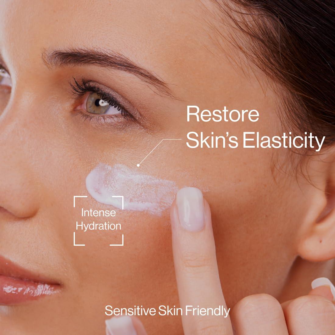 eb5 eb5 Intense Moisture Anti Aging Moisturizer Face & Neck Cream- Tone Tighten Skin with Retinol, Fade Fine Lines & Wrinkles with Vitamin E, A & B5-1.7oz.