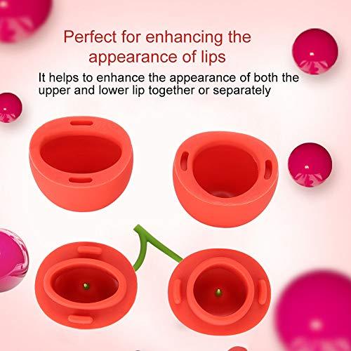 Qiterr Qiterr Lips Enhancer Plumper Tool, Lip Plumper Device Enhancer, Quick Lip Plumper Enhancer, Women Lip Plumper Portable CherryShaped Enhancer Enhancement Device Beauty Tool