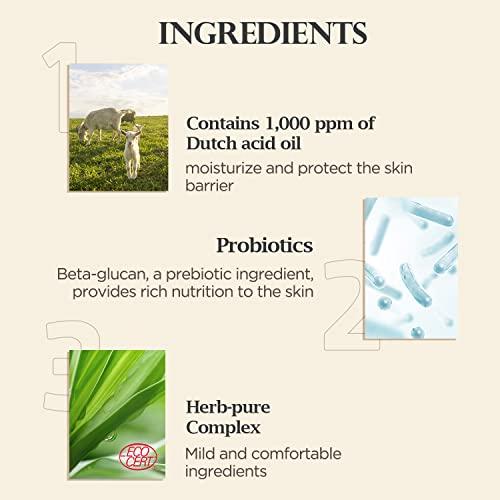 SHOWERMATE SHOWERMATE AEKYUNG Premium Goat Milk Body Wash Original For Smooth Sensitive Skin, Non-Irritation Mostiurizing PH Balancing Body Cleanser With Herb Pure Complex, 27 Fl Oz, Pack Of 2