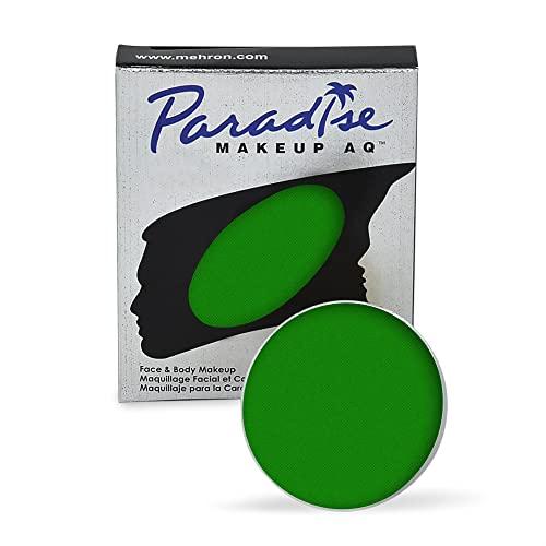 Mehron Mehron Makeup Paradise Makeup AQ Refill Size | Stage & Screen, Face & Body Painting, Beauty, Cosplay, Halloween | Water Activated Face Paint, Body Paint, Cosplay Makeup .25 oz (7 ml) (AMAZON GREEN)