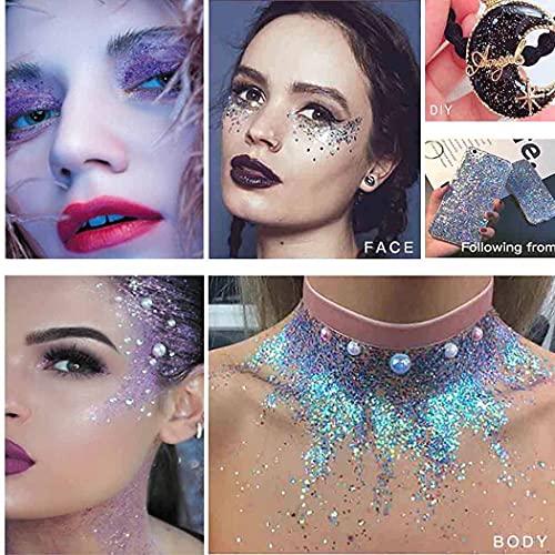 Edanta Edanta Glitter Eyeshadow Shimmer Eyeshadows Palette Metallic Eye Shadow High Pigment 6 Colors Shadow Long Lasting Eyes Makeup for Women and Girls Pack of 1 (B-Multi color)