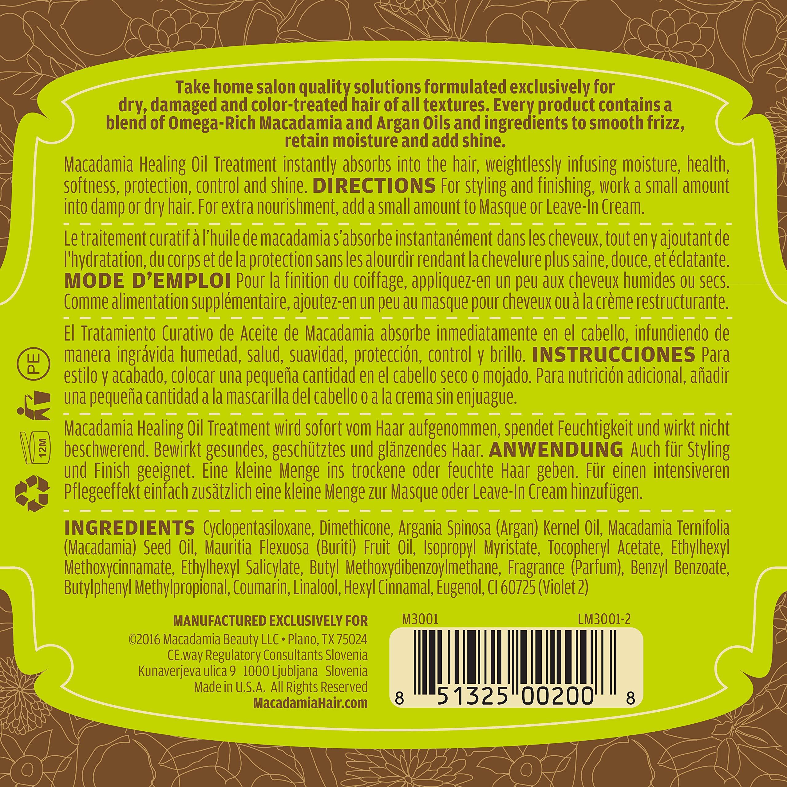 Macadamia Natural Oil Macadamia Oil Natural Oil Healing Oil Treatment 4.2 Ounces