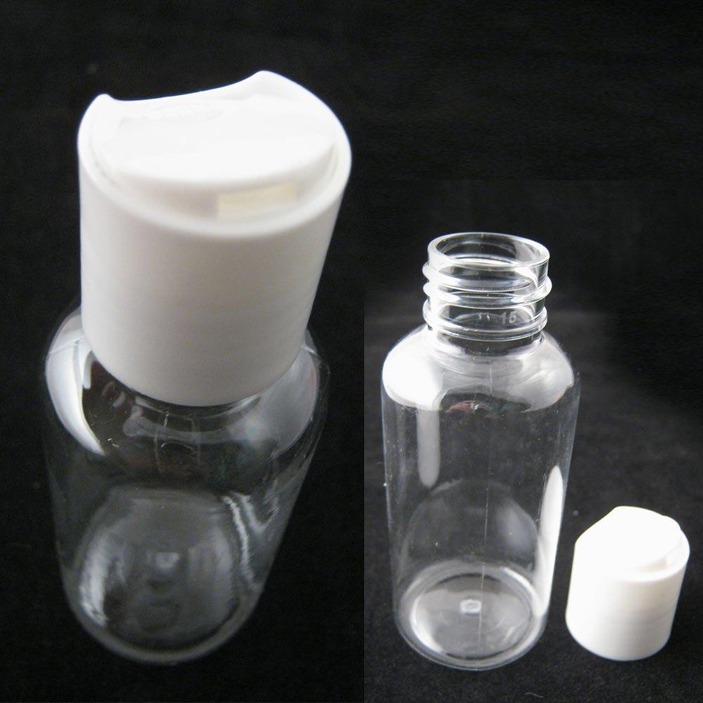 AllTopBargains AllTopBargains 6 PCS Clear Plastic Empty Bottles Refillable Travel Size Containers Toiletry Set