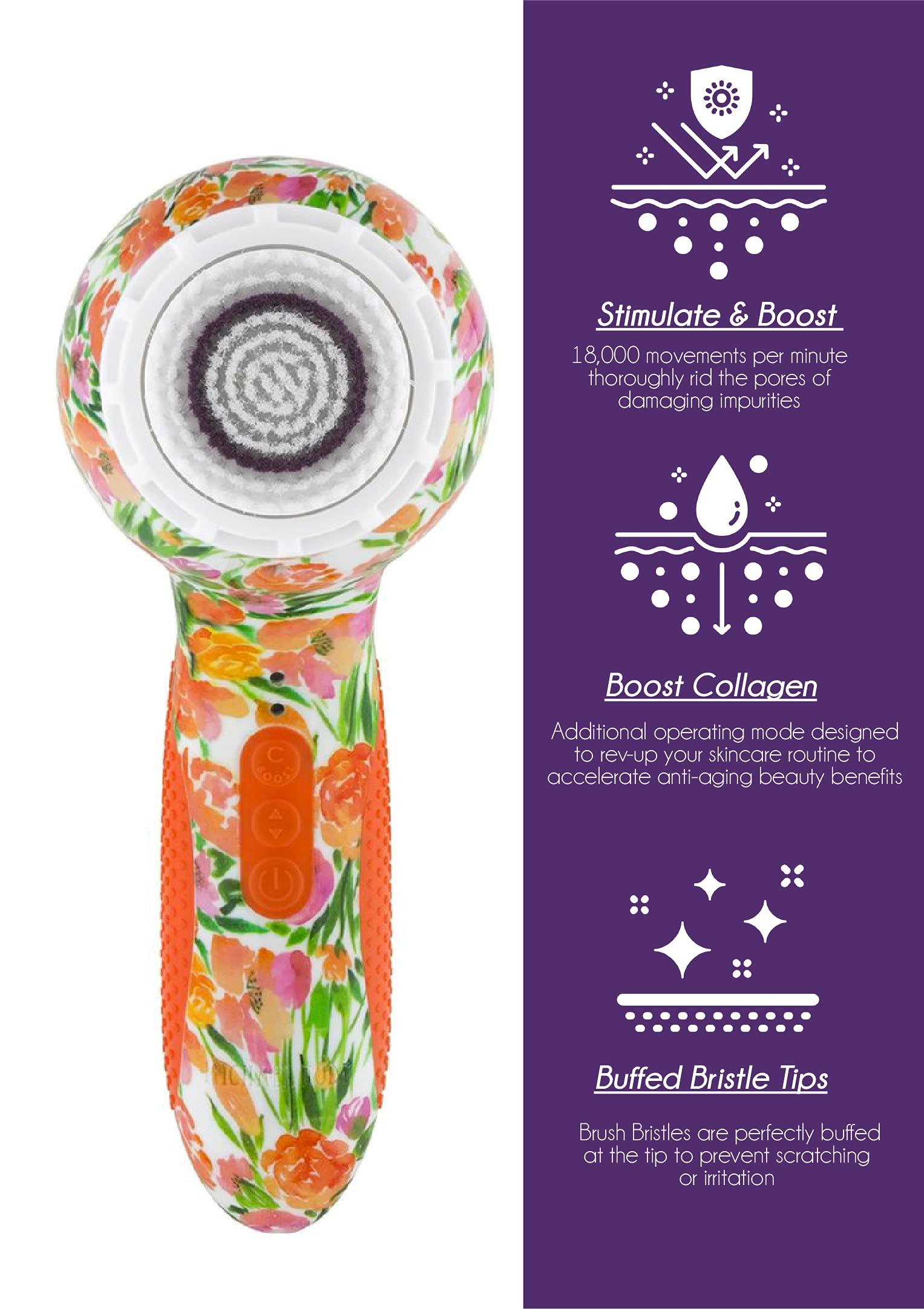 MICHAEL TODD BEAUTY Michael Todd Beauty - Soniclear Elite - Facial Cleansing Brush System - 6-Speeds - Face Cleansing Brush & Exfoliating Body Scrubber