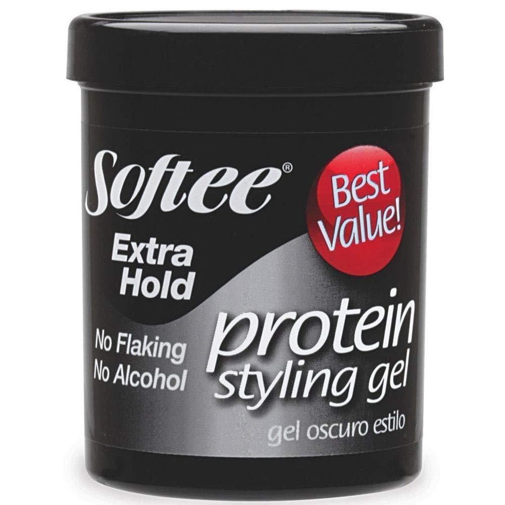 Softee Softee Protein Styling Gel Extra Hold 15 Oz,Pack of 3