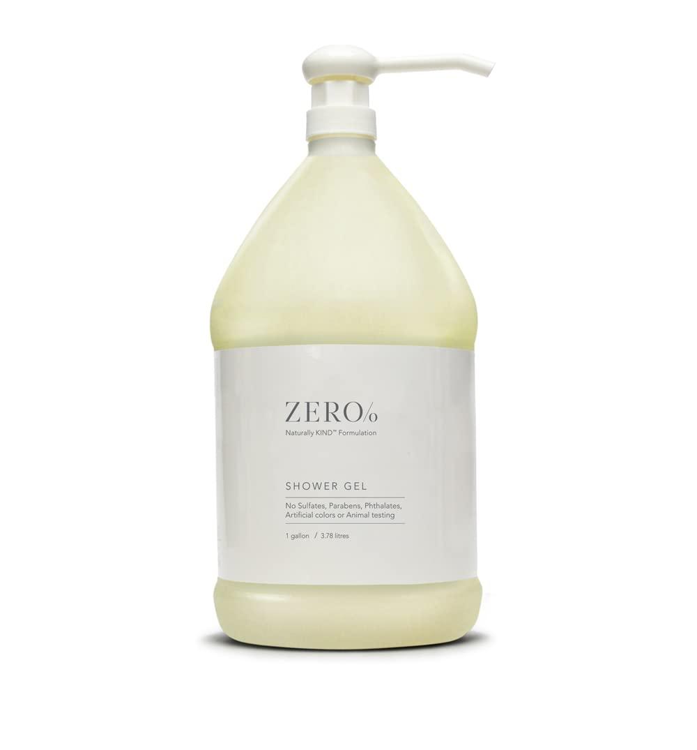 Gilchrist & Soames Gilchrist & Soames Zero% Unisex Shower Gel and Body Wash - 1 Gallon - Light and fresh, Gently Cleansing, Zero Parabens, Sulfates, and Phthalates