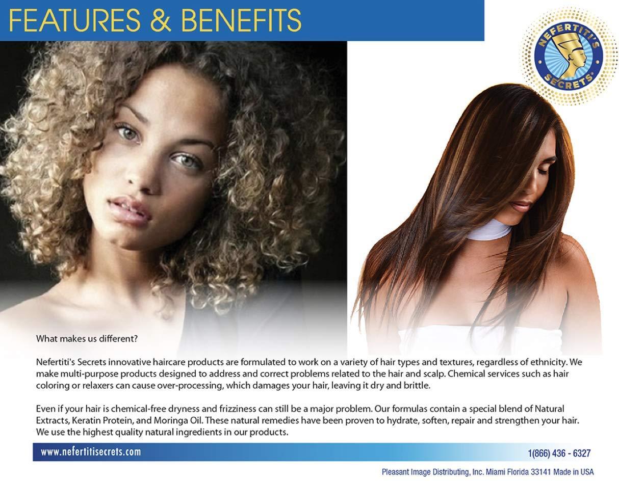 Nefertiti's Secrets Nefertitis Secrets Corrective-Therapy Collection | 100% Pure Oil | Hydration Combination Set | Hair Shampoo, Conditioner and Hair Treatments | Gift Set of 5 products